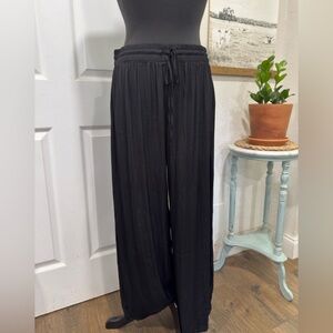 Women's Black Wide-Leg Pants by Joie